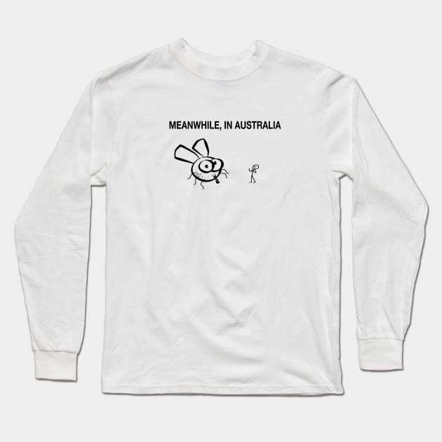 Australian Mosquito Humour Long Sleeve T-Shirt by NomesInk